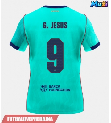 Lacne Muži Futbalové dres Barcelona Gabriel Jesus #9 2026-27 Krátky Rukáv - Tretina